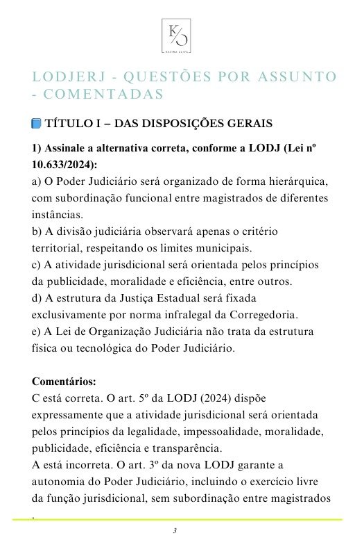 Lodj 2 - 100 questões